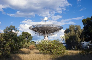 A photo of an observatory in Parkes, Australia. clipart