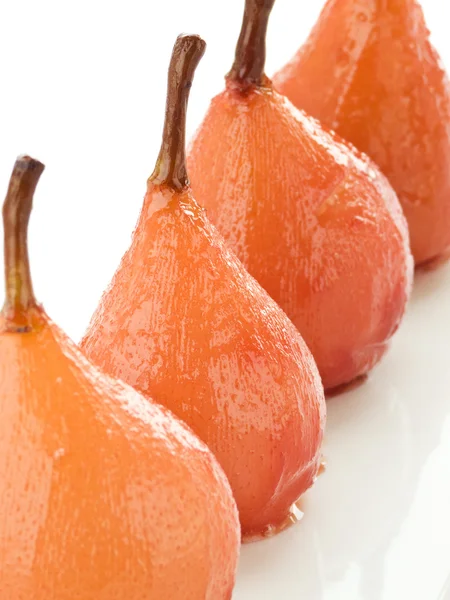 Poached pears — Stock Photo, Image