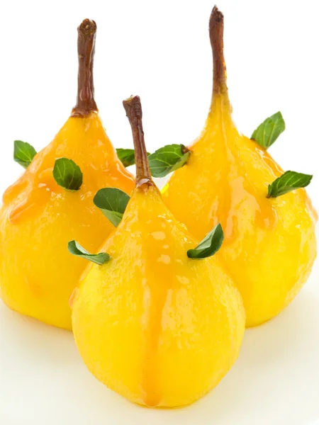 Poached pears — Stock Photo, Image