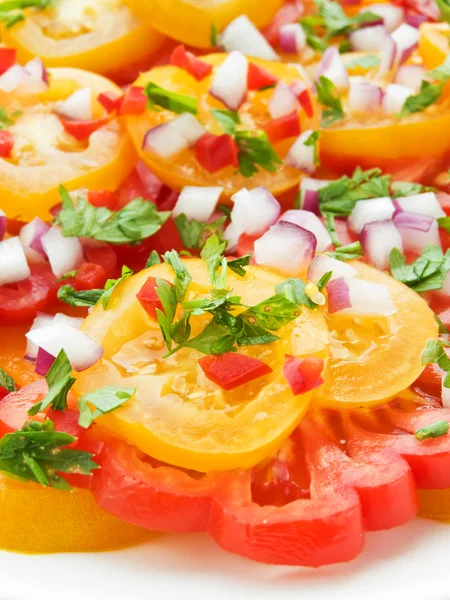 Salada de tomate — Fotografia de Stock