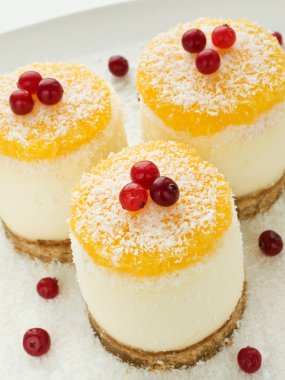 ekşi krema cheesecakes