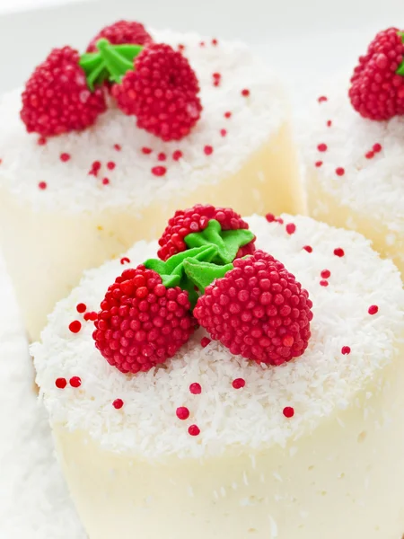Ekşi krema cheesecakes — Stok fotoğraf