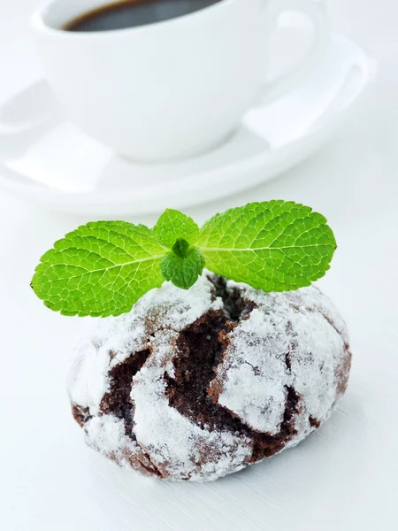 초콜릿 snowcap — 스톡 사진
