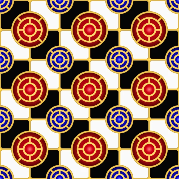 Checkerboard motif sans couture — Image vectorielle