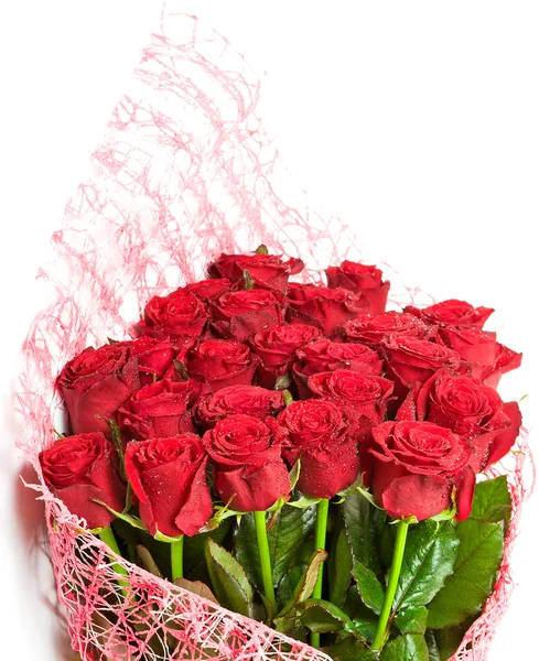 Hromada rudých růží — Stock fotografie