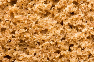 Macro of wholemeal bread texture clipart