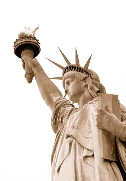 Αμερικανικό Σύμβολο Άγαλμα Της Ελευθερίας Νέα Υόρκη Ηπα — Φωτογραφία Αρχείου