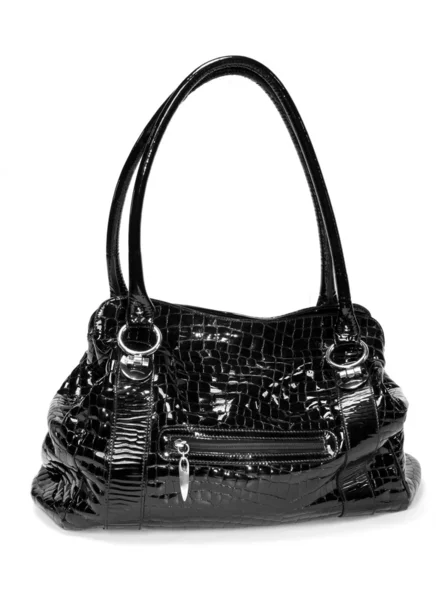 Women's fashion leather bag — Stock Photo, Image