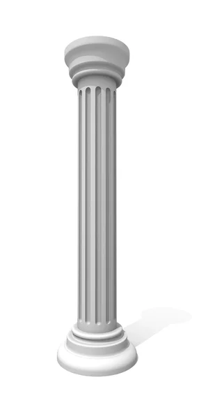 Een witte kolom — Stockfoto