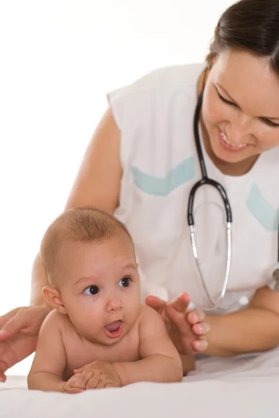 新生子供の医者 — ストック写真