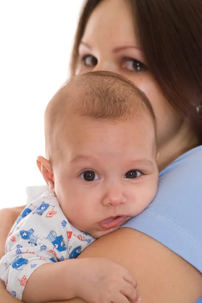 Врач с новорожденным ребенком — стоковое фото