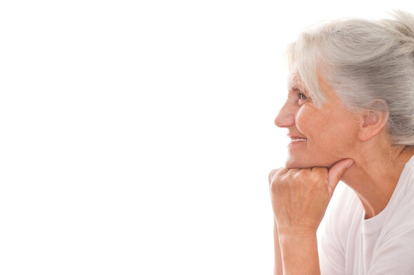 Пожилая женщина