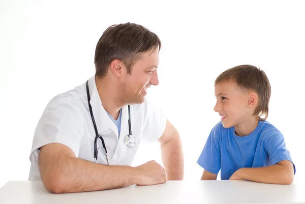 The boy in a doctors office — Stock Photo, Image