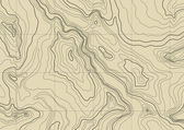 Abstract topographic map