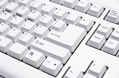 beyaz klavye