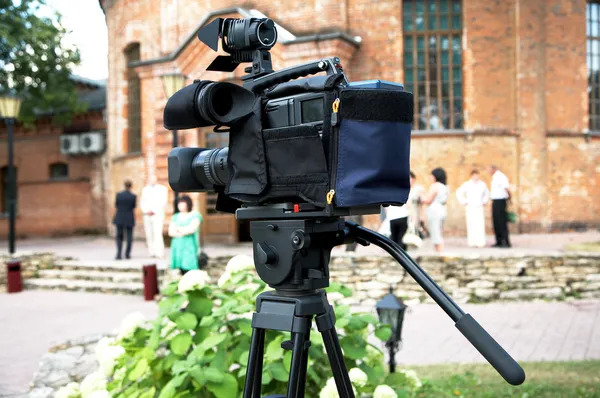 Professionele videocamera — Stockfoto
