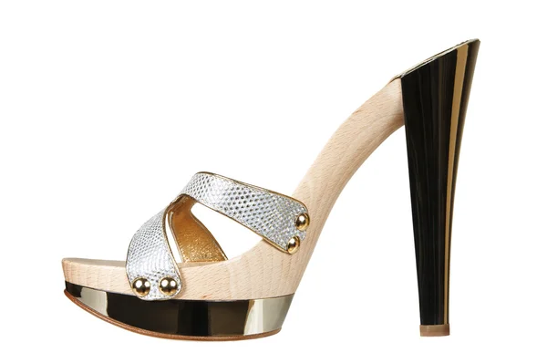 Female wooden shoes — Stock Photo, Image