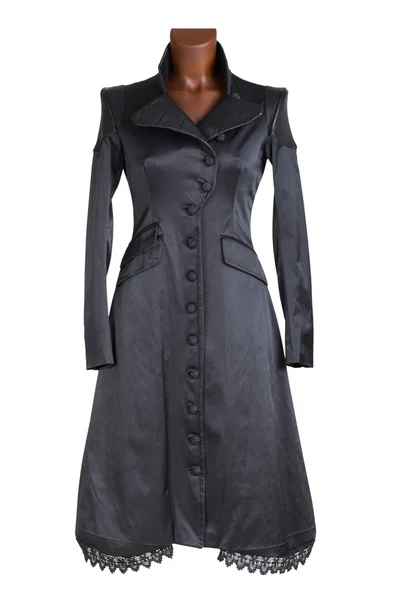 Чорне жіноче плаття — стокове фото