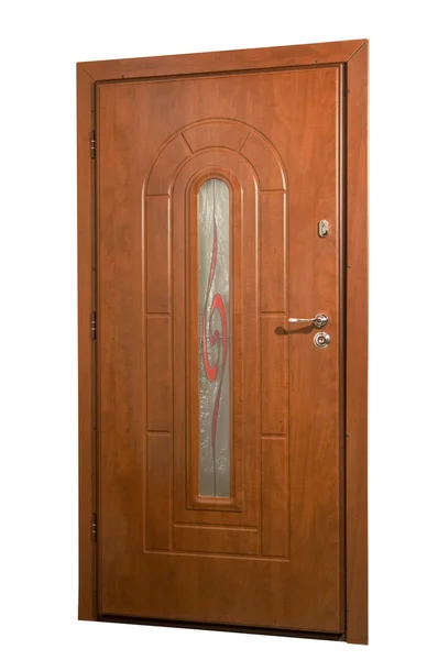 Prachtige houten deur — Stockfoto