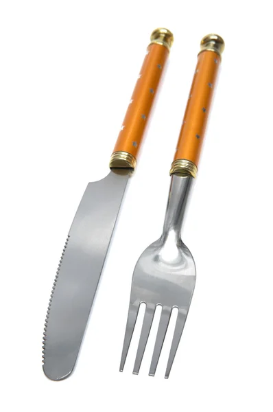 Güzel bıçak ve fiş — Stok fotoğraf