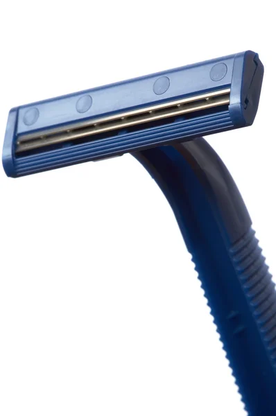 Dark blue safety razor — Stock Photo, Image
