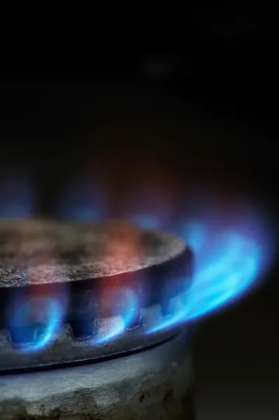 Сжигание газа — стоковое фото