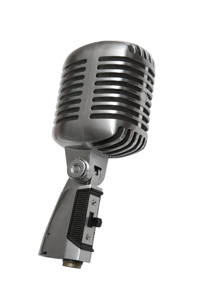 Güzel eski mikrofon — Stok fotoğraf