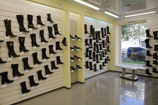 Stock image Modern shoe store