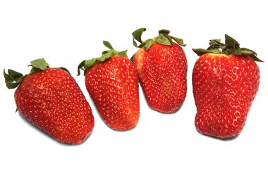 Fresh and ripe strawberry clipart