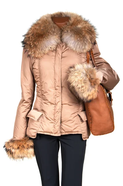 Female jacket and bag — Stock Photo, Image
