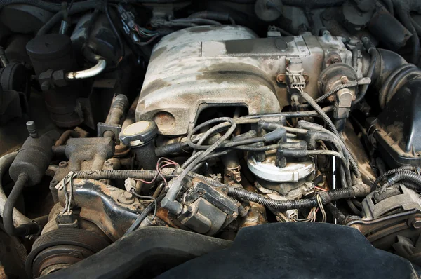 Powerful and dusty engine — Stock Photo, Image