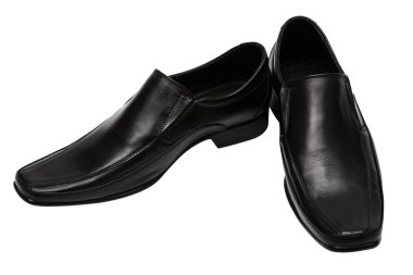 Black low shoes clipart