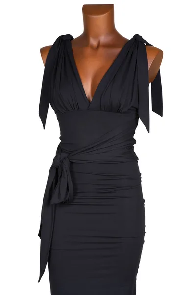 Чорний жіноче плаття — стокове фото