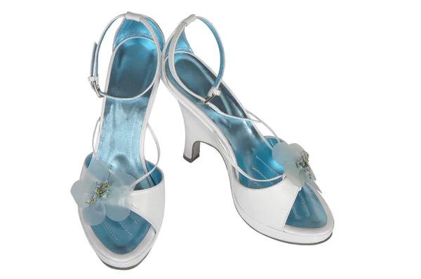White female shoes — Stock Photo, Image