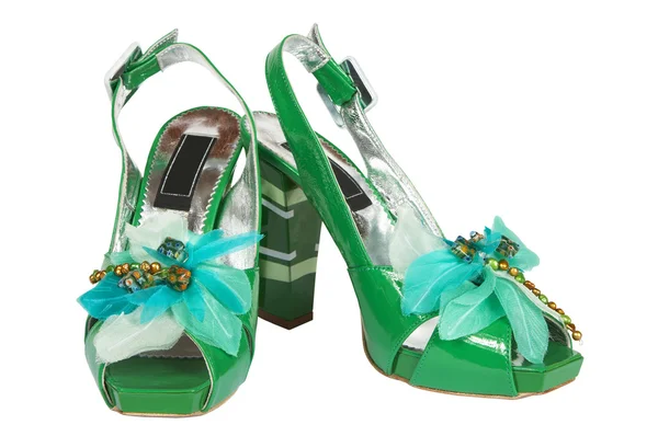 Chaussures vert femme — Photo