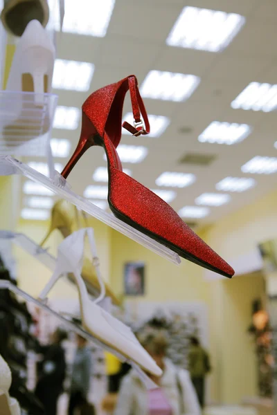 Модні червона взуття — стокове фото