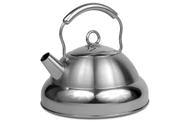 Металлический чайник — стоковое фото