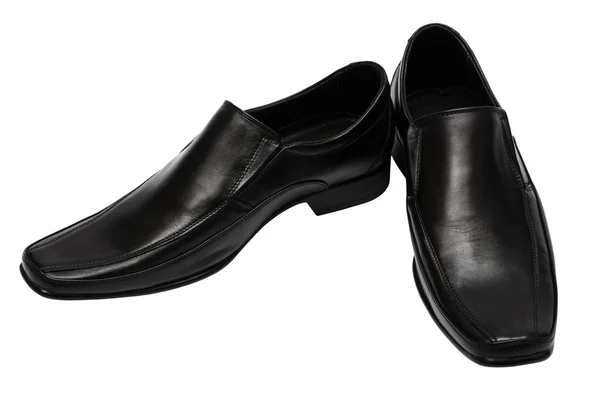 Svarta låga skor — Stockfoto