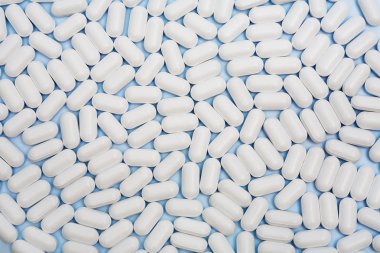 Many white pills clipart