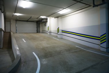 Underground car park clipart