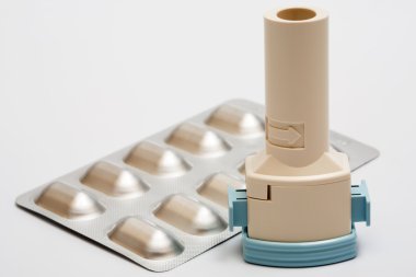 Modern inhaler clipart