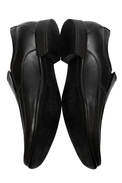 Černé nízké boty — Stock fotografie