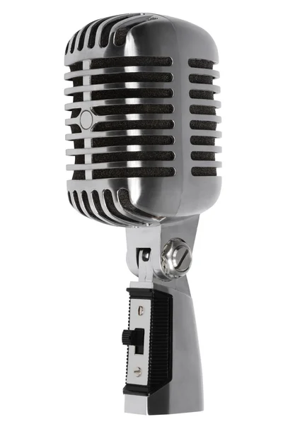 Güzel eski mikrofon — Stok fotoğraf