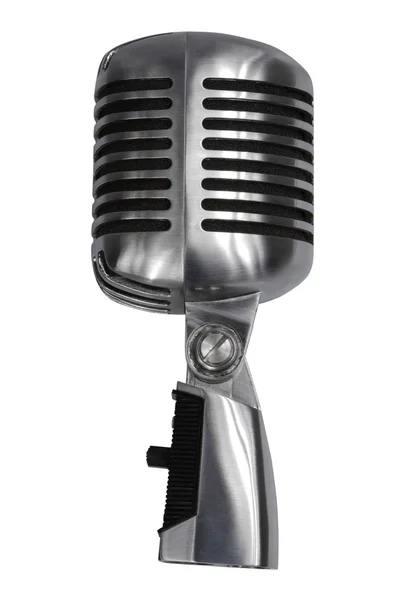 Belo microfone velho — Fotografia de Stock