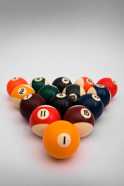 Esferas para el juego en billar —  Fotos de Stock