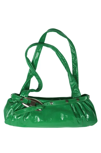 Moderne grüne Damentasche — Stockfoto