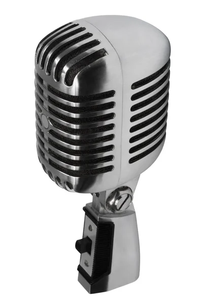 Piękny stary mikrofon — Zdjęcie stockowe