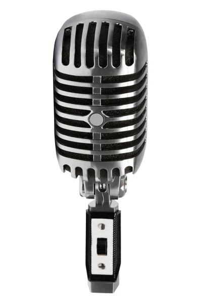 Bellissimo vecchio microfono — Foto Stock