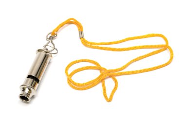 Metal whistle clipart