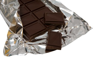bir folyo Bitter çikolata